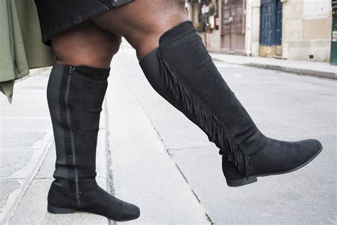 Bottes Mollets Larges pour Femmes 